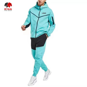 ชุดวอร์มมีฮู้ดสำหรับผู้ชาย Ryan Pro Gear สำหรับฤดูหนาว ป้องกันแบคทีเรีย ไซส์ใหญ่ เป็นมิตรกับสิ่งแวดล้อม ระบายอากาศได้ดี ดีไซน์ 2-in-1 เอวยางยืด ลายพิมพ์ - Product Image 1