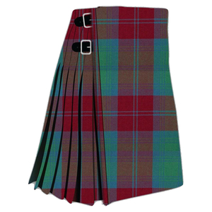 Kilt écossais pour homme de 8 yards, style Tuba, en laine acrylique 16oz, motif tartan Clan Liay, réglable, accessoires pour instruments de musique - Product Image 5