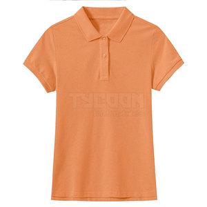 เสื้อยืดโปโลสำหรับผู้หญิง2024เปล่าผ้าคอตตอนขนาดผู้ใหญ่ - Product Image 5