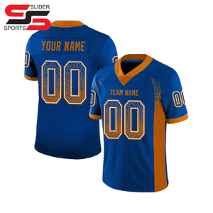 Venta al por mayor ropa deportiva personalizada ropa de fútbol americano sublimada 100% poliéster fútbol Jersey Rugby liso camisetas uniformes deportivos - Product Image 2
