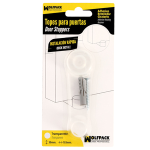 Adhesive Door Stop with Transparent Retainer - Product Image 5