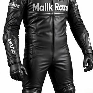 Traje de cuero de motocicleta de calidad superior con tamaño a medida y artesanía superior Ajuste personalizado para la comodidad del conductor - Product Image 3