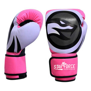 Venta al por mayor de guantes de boxeo con logotipo personalizado MMA para soporte de muñeca con velcro, velcro, material de cuero impermeable para entrenamiento Sanda - Product Image 2