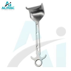 ALMAC Cirugía Abdominal Doyen Retractor en forma de mango hueco Hoja 105mm de ancho Mejora - Product Image 5