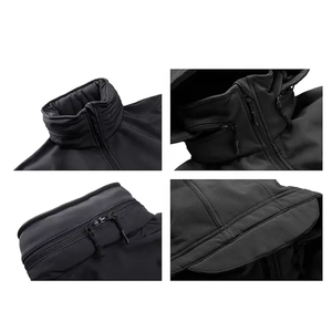 Dernière veste coupe-vent imperméable à capuche personnalisée en toile écologique à design réfléchissant pour homme 2025 – Collection High Street - Product Image 3