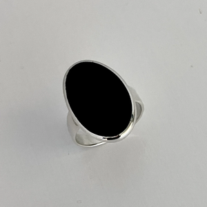 Bague de mariage Boho en argent 925 faite à la main Onyx noir naturel avec anneaux de pierres précieuses en cristal taillé ovale cadeau pour les femmes - Product Image 5