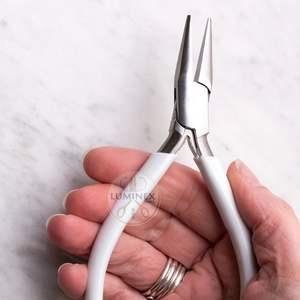 Alicates para joyeros Snipe Nose para la fabricación de joyas | Herramienta de artesanía de precisión | Acero inoxidable | Marca LUMINEX IMPEX | Peso ligero | - Product Image 2