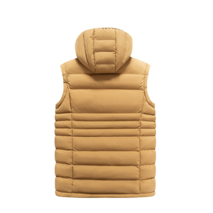 Chaleco Acolchado Informal de Invierno, Cortavientos y Cálido, Relleno de Poliéster, para Hombre, Servicio OEM, Último Diseño - Product Image 5