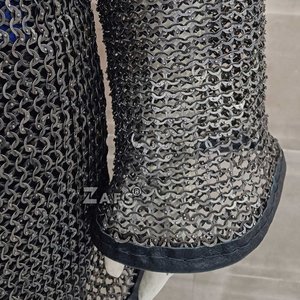 Camisa de Cota de Malla Medieval Premium, Hecha a Mano, de Acero Inoxidable, Huberk, Disfraz Histórico para Recreación, Ferias, Cosplay y Eventos - Product Image 5