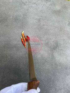 Cuchillo de filete hecho a mano personalizado Cuchillo De Filete de acero inoxidable con mango de madera Cuchillos de chef de cocina - Product Image 3