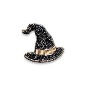 Broche de moda de murciélago de Halloween para niños, bordado de perlas, lingotes de alambre, cuentas, fiestas de compromiso, regalos de bodas, Material de cobre - Product Image 2