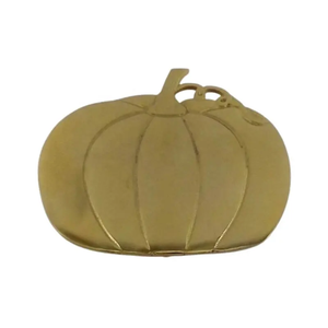 Dessous de verre et support de style américain dernier modèle EPL couleur or aluminium citrouille dessous de plat décoration de table en métal - Product Image 2