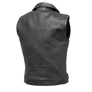 2026 New Arrival Men Leather Riding Sleeveless Jacket for Motorcycle Durable Biker Jacket for <b>Motorbike</b> Wholesale Supplier - Product Image 2