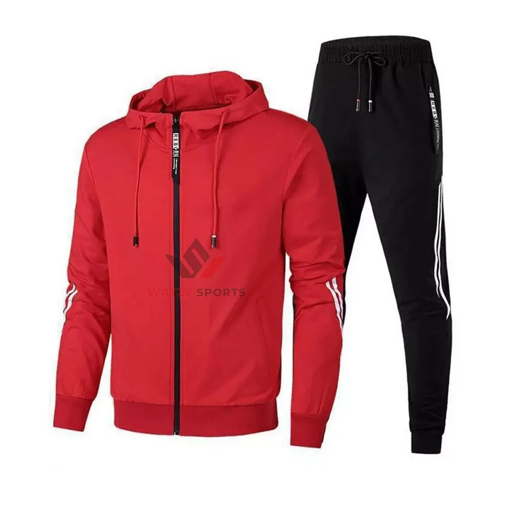 Yeni tasarım spor eşofman erkekler için sıcak satış özelleştirilmiş erkekler spor rahat eşofman kış koşu takım elbise takım elbise