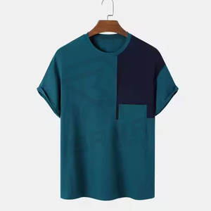 Premium de haute qualité personnalisé Logo impression hommes surdimensionné long solide à manches courtes T-Shirts 100% coton biologique - Product Image 1