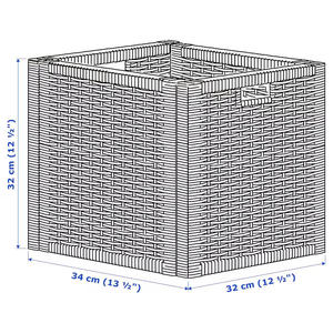 Handwoven Eco-Friendly Stylish Durable Rectangle Storage <b>Basket</b> <b>Willow</b> Rattan for Household Essentials Organizing Functional - Product Image 4