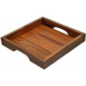 Meilleur plateau de service carré en bois personnalisé Nouveau design d'ustensiles de cuisine fabriqués en gros à usage domestique uniquement - Product Image 3