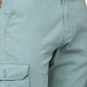 Pantalón Cargo Casual Ligero y Recto para Hombre de Marca Propia con Múltiples Bolsillos, Tejido de Lona Transpirable y Ecológico - Product Image 6