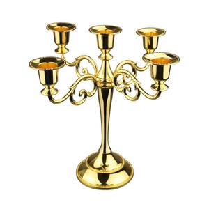 Metal Candelabra High Quality Metal Aluminium Candle Holder Luxury Style Items Metal Candle Holder for Holy <b>Places</b> Decorative - Product Image 2