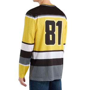 Maillot de hockey sur glace personnalisé de haute qualité, respirant, 100% polyester, vente en gros, design tendance, créez votre propre logo, séchage rapide, antibactérien - Product Image 2