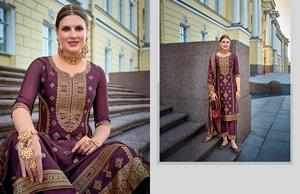 Nueva Colección de Salwar Kameez con Dupatta Semisellada de Georgette Multicolor de Secado Rápido, Hecha a Mano, para Mujeres Adultas - Product Image 3