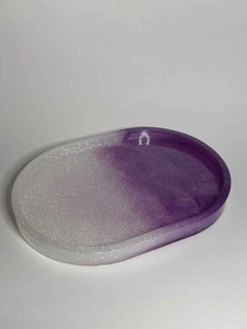Resin Decorative <b>Tray</b> in Multiple Colors Cosmetic Organizer Home Decor Oval Resin <b>Tray</b> Vanity <b>Tray</b> High Quality - Product Image 2