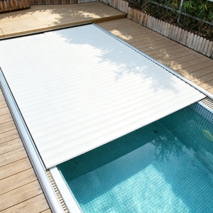 Couverture <span class=keywords><strong>de</strong></span> <span class=keywords><strong>piscine</strong></span> motorisée automatique en aluminium pour piscines enterrées - Product Image 2