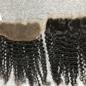 Article chaud VQ cheveux 1B vague d'eau couleur naturelle 100% extensions de cheveux humains bruts vietnamiens trame Stock fermeture en dentelle paquet profond 24h - Product Image 3