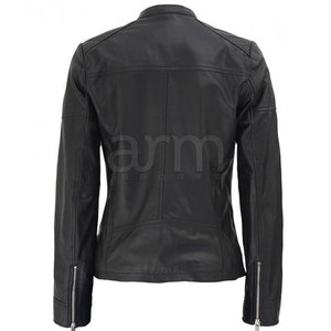 2026 Solid Color Latest Design Women <b>Leather</b> <b>Jacket</b> Streetwear New Fashion Windproof Women <b>Leather</b> <b>Winter</b> <b>Jacket</b> - Product Image 2