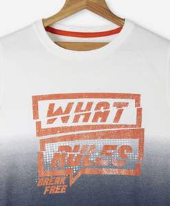 T-shirt en coton pour enfants avec logo personnalisé Motif de dessin animé Tissu en jersey à manches courtes et col rond - Product Image 5