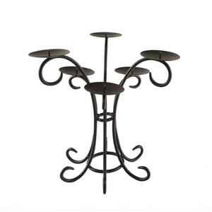 Candelabro de Aluminio de 5 Brazos, Hecho a Mano, Ecológico, Diseño Elegante, Portavelas Decorativo para el Hogar, para Navidad, Pascua, Bodas y Fiestas - Product Image 3