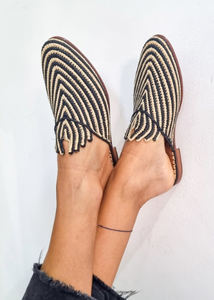 Zapatos de rafia personalizados, sandalias de rafia hechas a mano, zapatos de rafia, zapatos marroquíes, babouch marroquí, mulas de rafia - Product Image 4