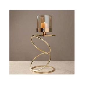 <b>Gold</b> And Black Finished <b>Tea</b> <b>Light</b> Candle <b>Holder</b> Cute Big & Mini Size Polished Home Lighting Decorating Candle <b>Holder</b> - Product Image 6