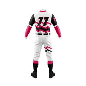 100% Polyester Baseball Uniforme Pour Adultes Porter Nouveau Modèle À Séchage Rapide Respirant Hommes Léger Baseball Uniforme En Couleurs Solides - Product Image 3
