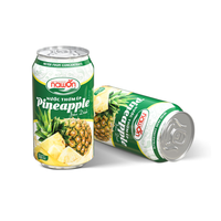 Nawon Ananas 30% Vruchtensap Drinken Beste Kwaliteit Verfrissende Kokosdrank Zuurzak Water Suiker Doos Fles Hete Groothandel