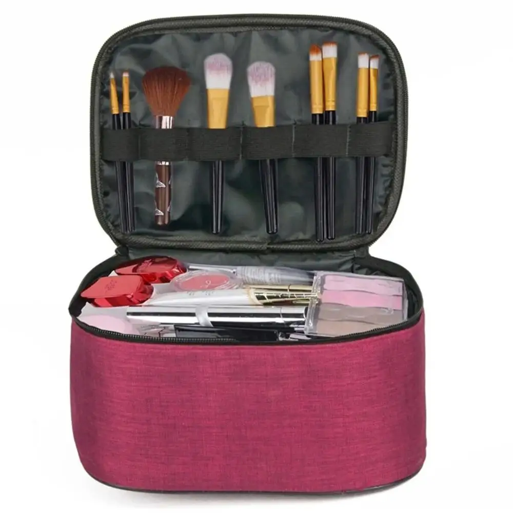 Portable Beauty Cosmetic Box Train Case Cosmetic Bags & Cases Make Up Case Bag For Ladies Organizer Portable Storage Bag