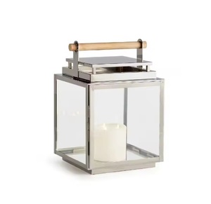 Linterna de madera de la mejor calidad para velas de Pilar utilizadas para la decoración del hogar y el hotel en Navidad y otras temporadas festivas - Product Image 4