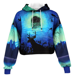 Sudaderas con Capucha Personalizadas para Mujer, Estilo Casual de Invierno, Sublimadas, con Logotipo Frontal, Tejido Ecológico Transpirable de Algodón y Poliéster - Product Image 1