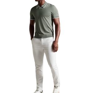 T-shirt personnalisé de haute qualité à manches courtes, vente en gros, unisexe, en tissu tricoté, motif uni, logo personnalisé, 100% coton respirant - Product Image 6