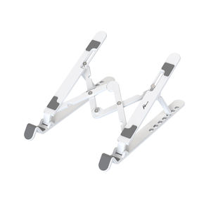 SP-198 blanc moderne support pour ordinateur portable en plastique bureau d'ordinateur pour la maison ou le bureau - Product Image 1