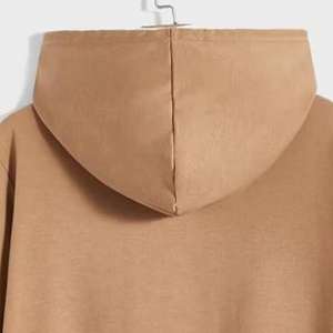 Sudadera unisex con capucha para hombre, logotipo personalizado, sudaderas con capucha de lana de algodón liso en blanco a granel, fabricante de Pakistán - Product Image 5