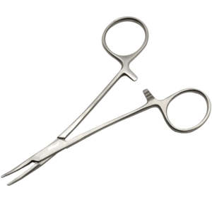 คีมผ่าตัดหลอดเลือดแดงสแตนเลสคีมผ่าตัดโค้งโลโก้ออกแบบได้ตามต้องการ - Product Image 1