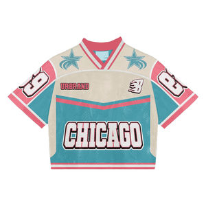 Camiseta de Fútbol Americano Sublimada de Alta Calidad, Camiseta de Fútbol, Camiseta de Malla de Equipo con el Logotipo de tu Equipo, Personalizada OEM - Product Image 1