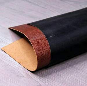 Peaux de cuir de buffle teintées sur mesure de couleur rouge adaptées aux concepteurs de sacs et aux fabricants de revues - Product Image 2