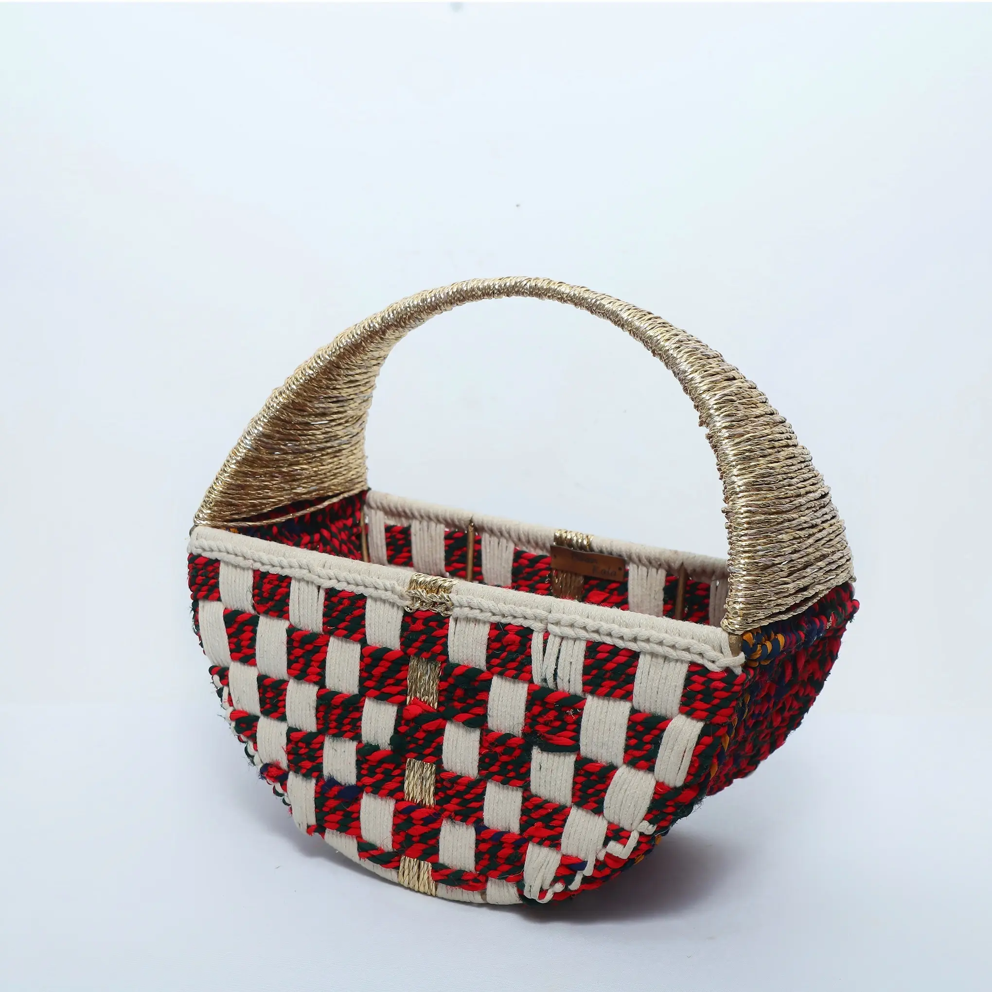 Best Selling Customized Woven Gifting Basket Made of Cotton and Textile Waste at Best Prices from India