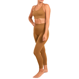 Ensemble de yoga et fitness pour femme à taille haute avec logo personnalisé, séchage rapide, extensible, soutien élevé, antibactérien - Product Image 1