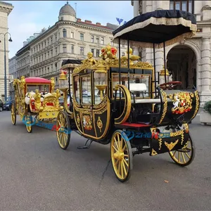 Elektrische Koninklijke Paardenwagen Speciaal Transport Prinses Paardenkoets Wagen