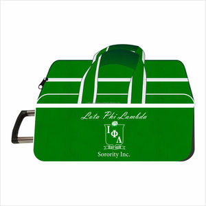 Iota Phi Lambda Cordura Rolling Duffel Bag-Sac de rangement de voyage - Product Image 1