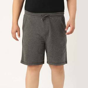 Vêtements pour hommes avec logo personnalisé-Short de jogging streetwear surdimensionné Taille élastique 100% Short de sueur en polaire uni en coton de toutes tailles - Product Image 6