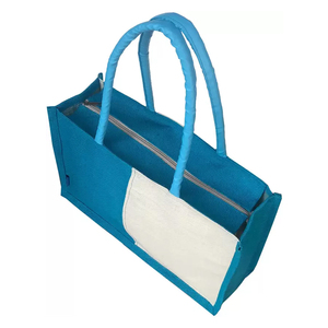 Bolsa de Yute Ecológica Personalizada con Asas de Cuero Genuino, Bolsa de Compras Espaciosa y Versátil para Realzar el Estilo - Product Image 3